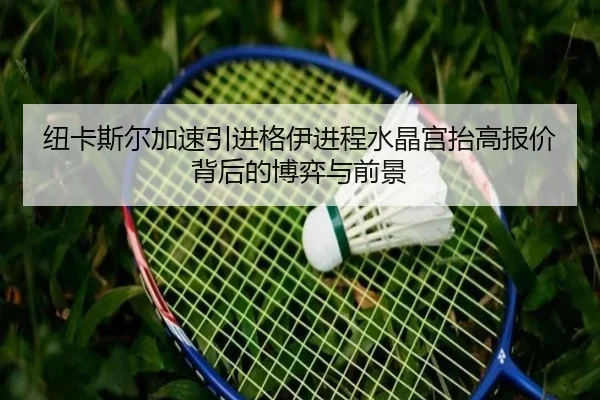纽卡斯尔加速引进格伊进程水晶宫抬高报价背后的博弈与前景